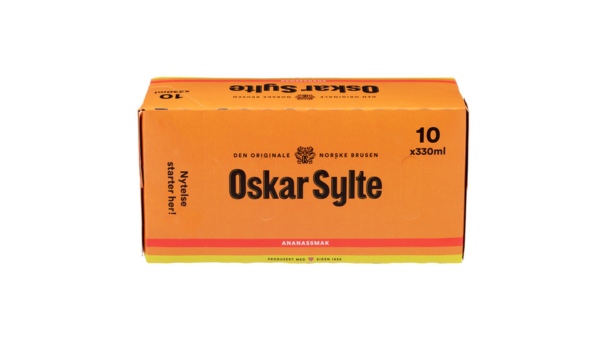 Oscar Sylte Ananassmak Fridgepack | 330ml