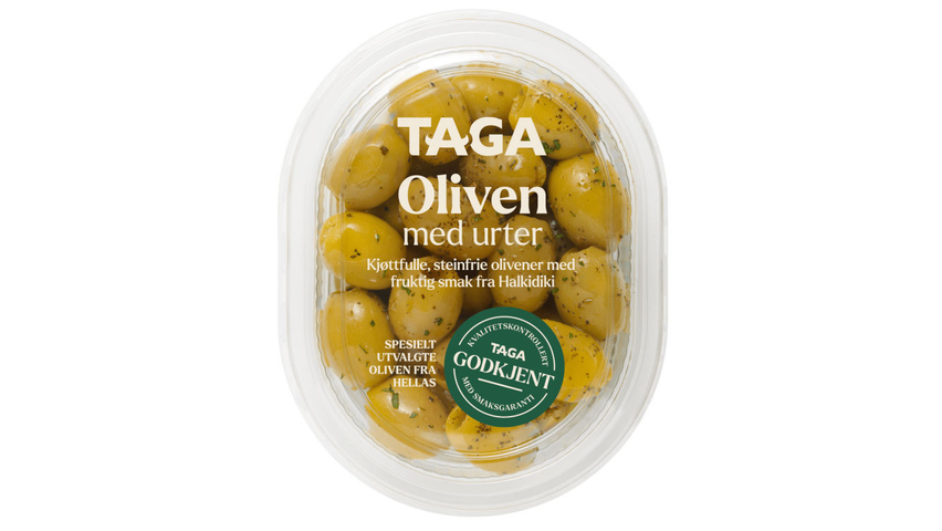 Taga Oliven Greske Med Urter | 130g