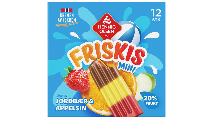 Friskis Appelsin & Jordbær | 12stk