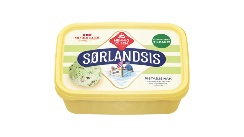 Hennig-Olsen Sørlandsis Pistasjsmak | 1.2l