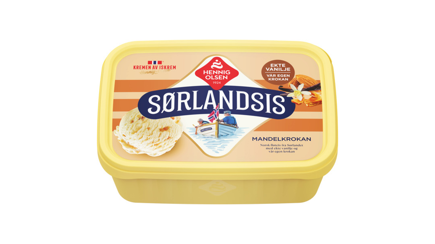 Hennig-Olsen Sørlandsis Mandelkrokan | 1l
