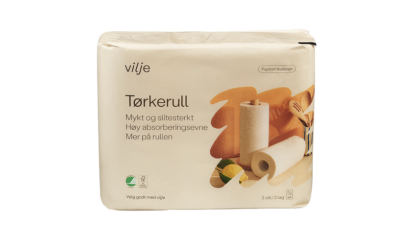 Vilje Kjøkkenpapir I Papiremballasje | 3rl