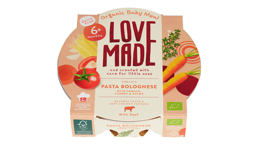 LoveMade Pasta Bolognese Øko 6mnd | 185g