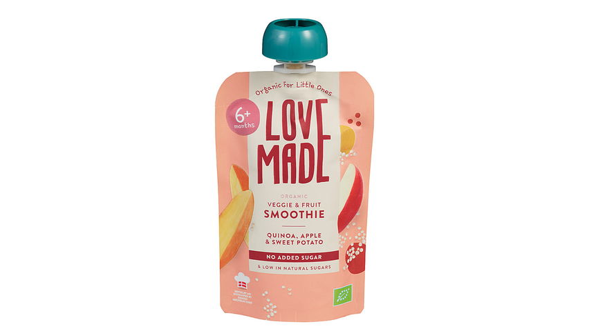 LoveMade Smoothie m/Quinoa Eple & Søtpotet Øko | 100g