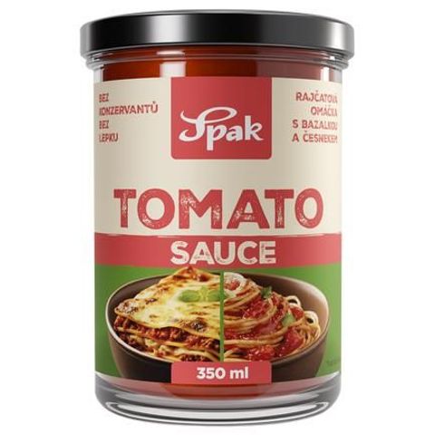 Spak Rajčatová omáčka s bazalkou a česnekem | 350 ml