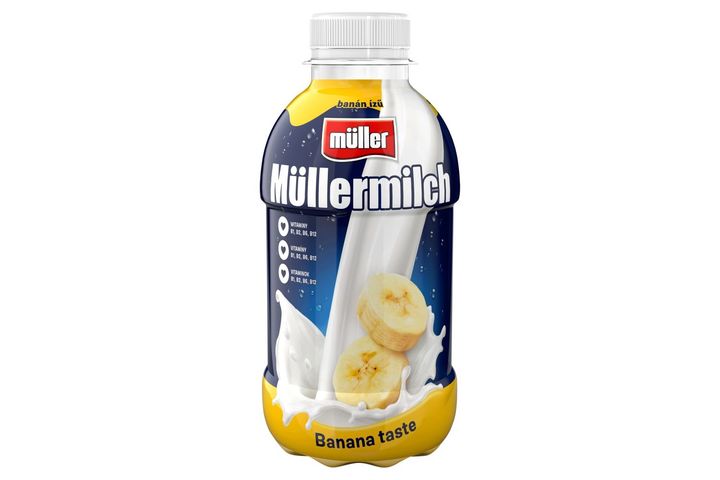 Müller Müllermilch Banana-Flavored Low-Fat Milk Drink 400 g