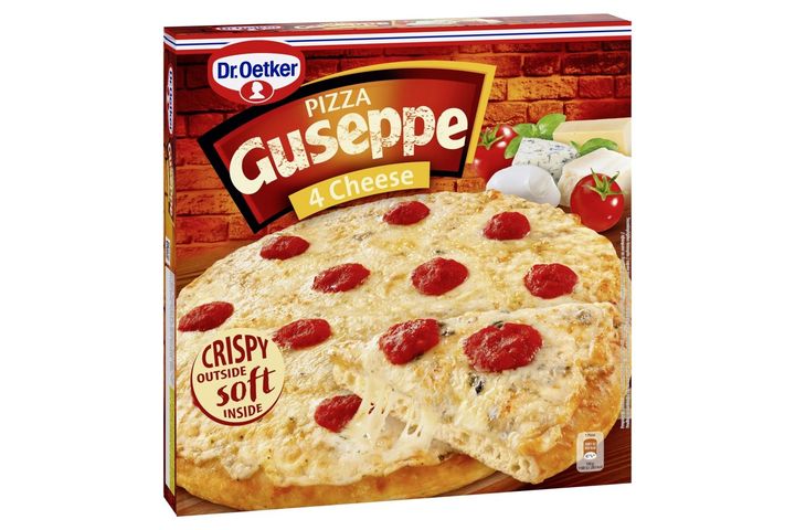 Dr. Oetker Guseppe gyorsfagyasztott 4 sajtos pizza 335 g