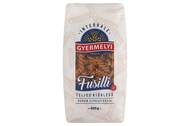 Gyermelyi fusilli teljes kiőrlésű durum száraztészta 500 g