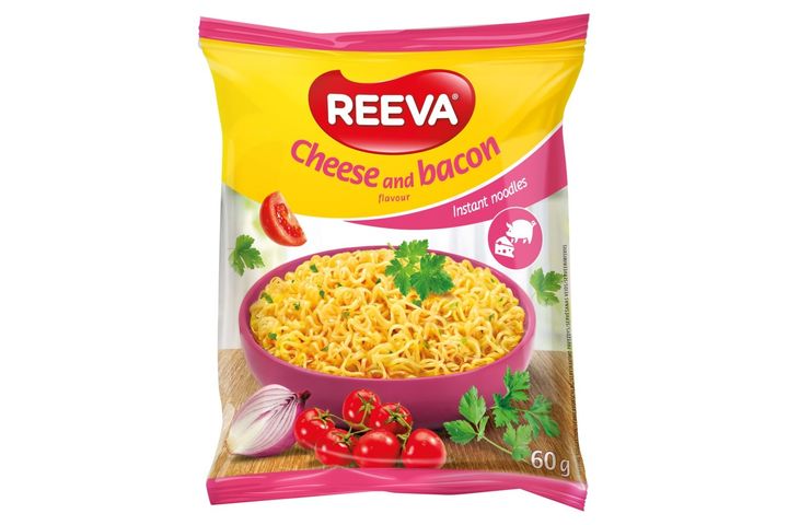Reeva instant tésztaleves sajtos-baconos ízzel 60 g