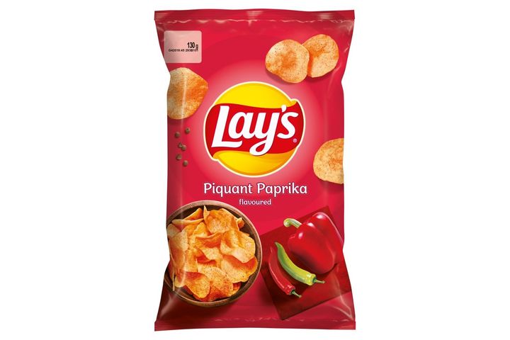 Lay's pikáns, paprikás ízű burgonyachips 130 g