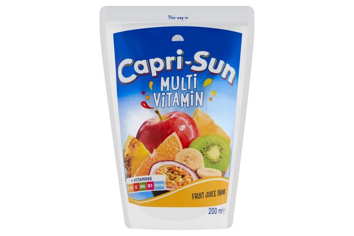 Capri-Sun Multivitamin vegyes gyümölcsital cukorral és édesítőszerrel 200 ml