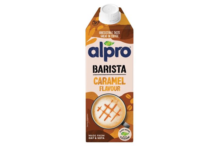 Alpro Barista karamell ízű zab- és szójaital hozzáadott kalciummal és vitaminokkal 750 ml