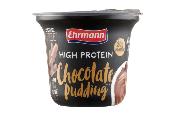 Ehrmann csokoládé ízű protein puding édesítőszerekkel 200 g