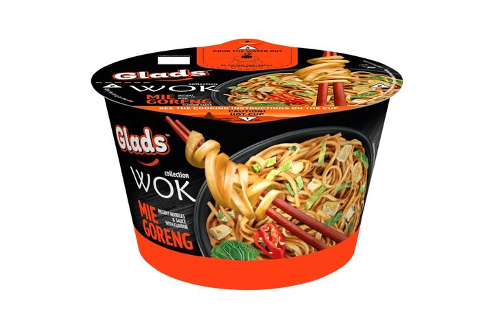 Glads Wok instant tésztaétel mie goreng ízű szósszal 95 g