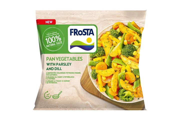 FRoSTA gyorsfagyasztott serpenyős zöldségek petrezselyemmel és kaporral 400 g