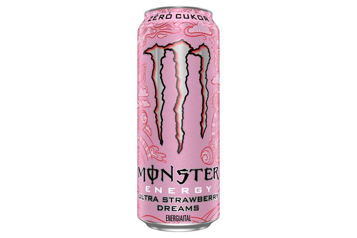 Monster Energy Ultra Strawberry Dreams szénsavas eper ízű energiaital 500 ml