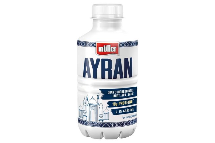 Müller Ayran Salty Semi-Fat Yogurt-Based Drink 500 ml