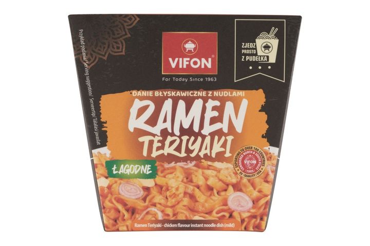 Vifon Ramen Teriyaki csirke ízesítésű gyorstészta 85 g