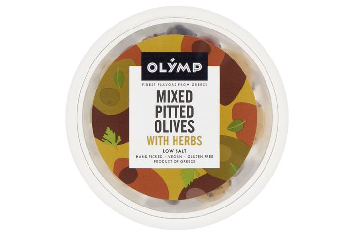 Olymp fűszerezett zöld & kalamata magozott olajbogyó 100 g