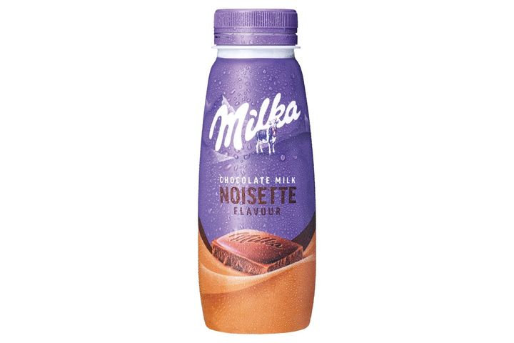 Milka UHT  csokoládéital Milka csokoládéval, zsírszegény kakaóporral és mogyoró ízesítéssel 250 ml