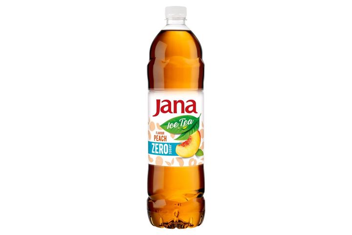 Jana Ice Tea energiamentes őszibarack ízű szénsavmentes üdítőital tea kivonattal 1,5 l