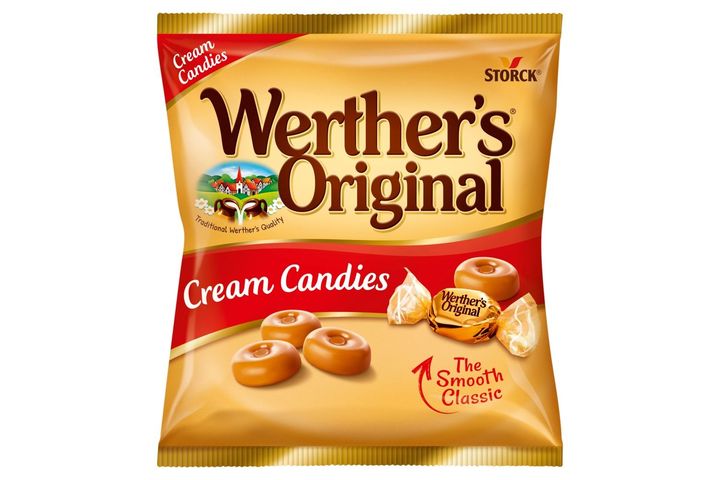 Werther's Original tejszínes töltetlen keménycukorka 90 g