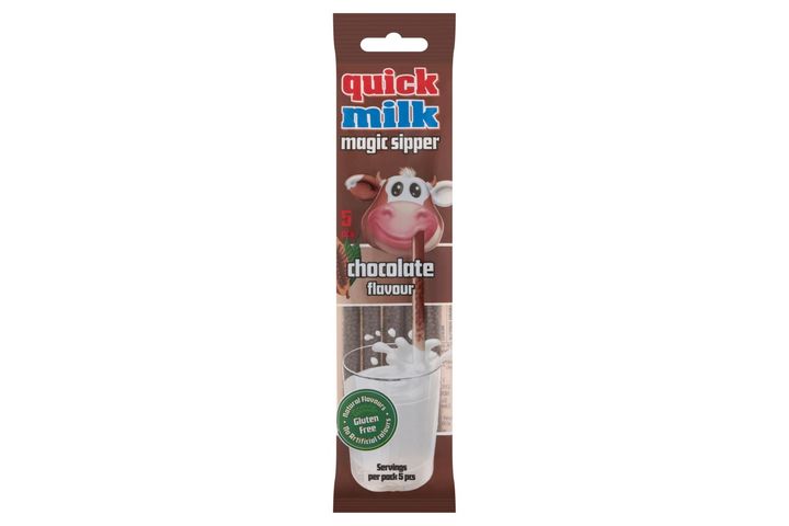 Quick Milk Magic Milk Straws with Chocolate Flavor | 30 g