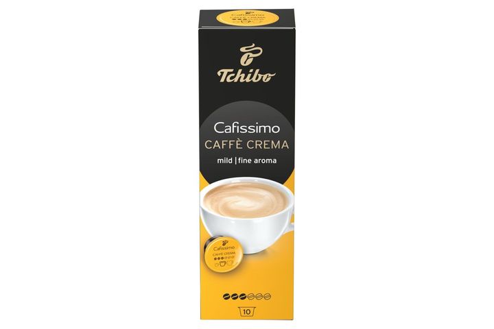 Tchibo Cafissimo Caffè Crema Fine Aroma kávékapszula 10 x 7 g (70 g)