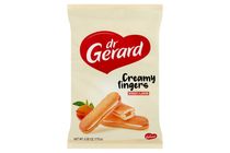 Dr Gerard Creamy Fingers sárgabarack ízű töltelékkel és tejszín ízű krémmel töltött piskóta 170 g