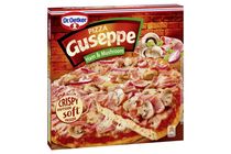 Dr. Oetker Guseppe gyorsfagyasztott pizza sonkával és gombával 425 g
