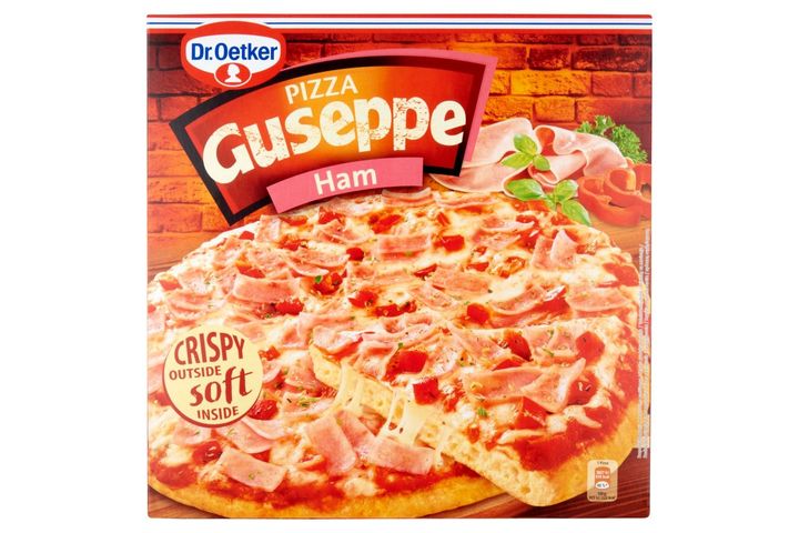 Dr. Oetker Guseppe gyorsfagyasztott pizza sonkával 410 g