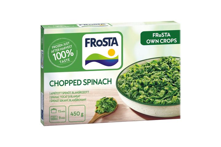 FRoSTA gyorsfagyasztott, blansírozott, aprított spenót 450 g