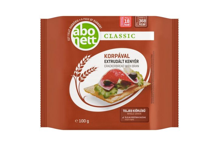 Abonett Classic extrudált kenyér korpával 100 g
