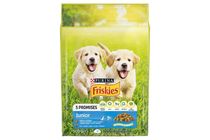 Purina Friskies Junior csirkével, zöldségekkel és tejjel száraz kutyaeledel 500 g