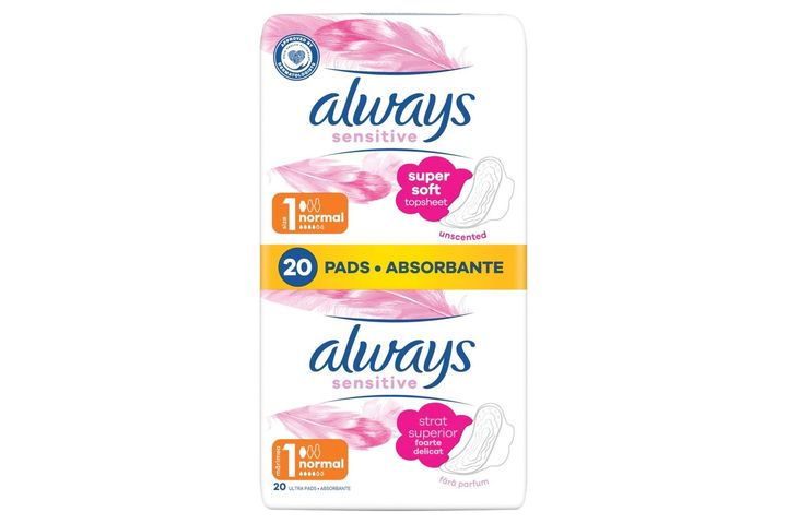 Always Sensitive Normal Plus Ultra Sanitary Towels Wings (Size 1) 20 Pads