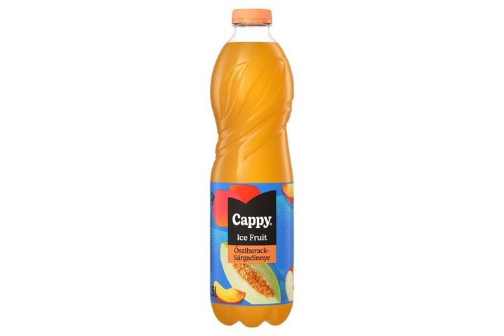 Cappy Ice Fruit szénsavmentes alma-őszibarack-sárgadinnye ital citromfű ízesítéssel 1,5 l