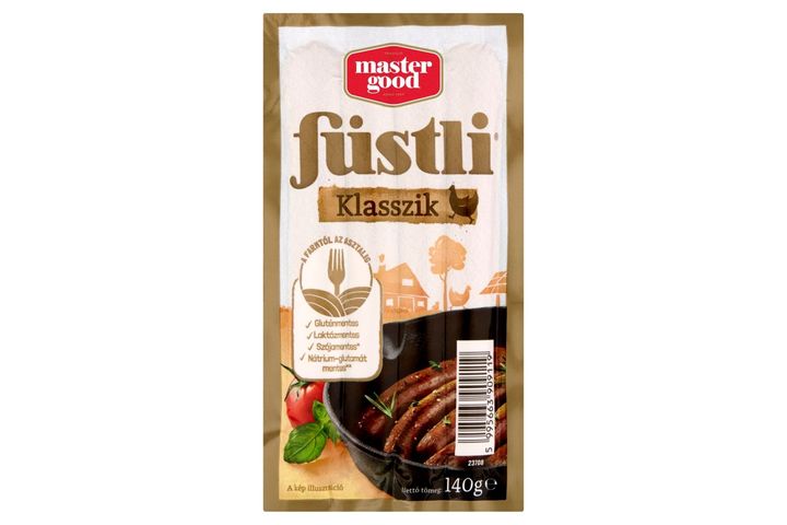 Master Good Füstli Klasszik füst ízesítésű virsli csirkehúsból 140 g