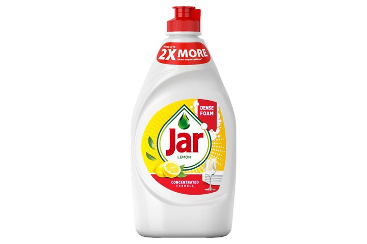 Jar Lemon Folyékony Mosogatószer. Zsíroldó Áztatás Nélkül Eltávolítja A Zsíros Szennyeződéseket450ML