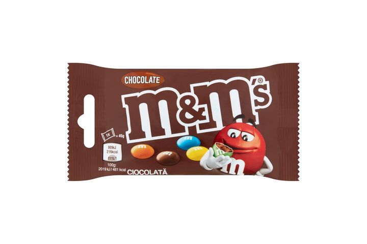 M&M's tejcsokoládés drazsé cukorbevonattal 45 g