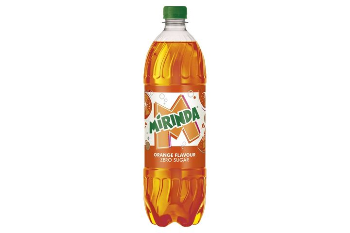 Mirinda energiamentes narancsízű szénsavas üdítőital édesítőszerekkel 1 l