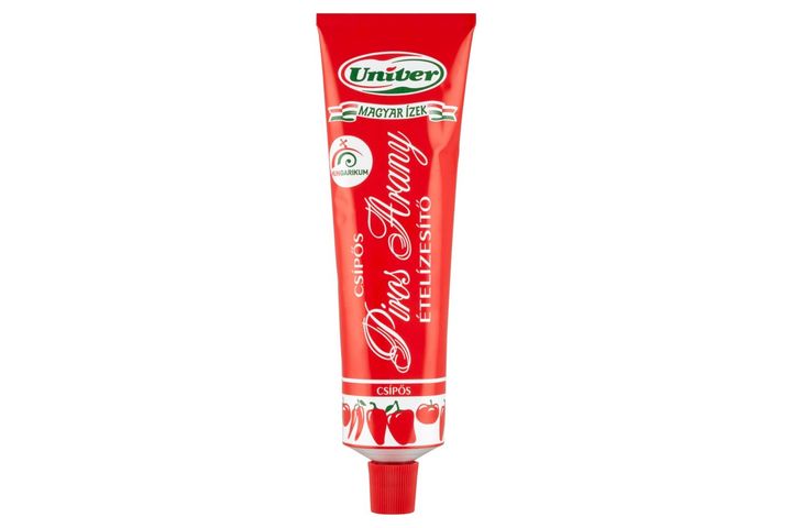 Univer Magyar Ízek Piros Arany csípős ételízesítő paprikakrém 160 g