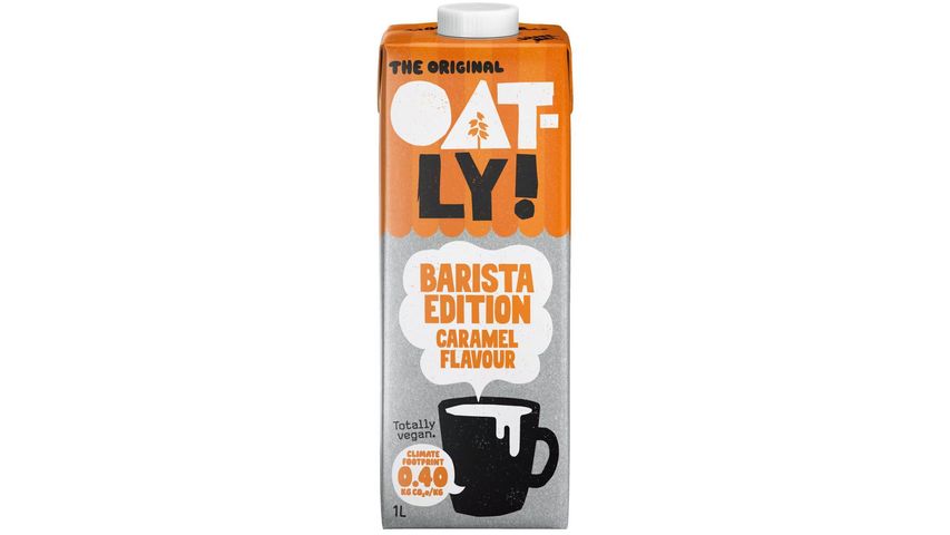 Oatly! UHT habosítható zabital karamell ízzel hozzáadott vitaminokkal és kalciummal 1 l
