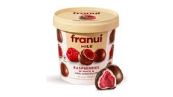 Franui málna fehér és tejcsokoládéval bevonva 150 g