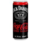Jack Daniel's and Coca-Cola zero | 330 ml
