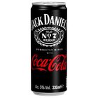 Jack Daniel's & Coca Cola Mixed Drink | 330 ml