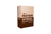 Protein-Haferflocken mit Chia und Nüssen - Schockolade