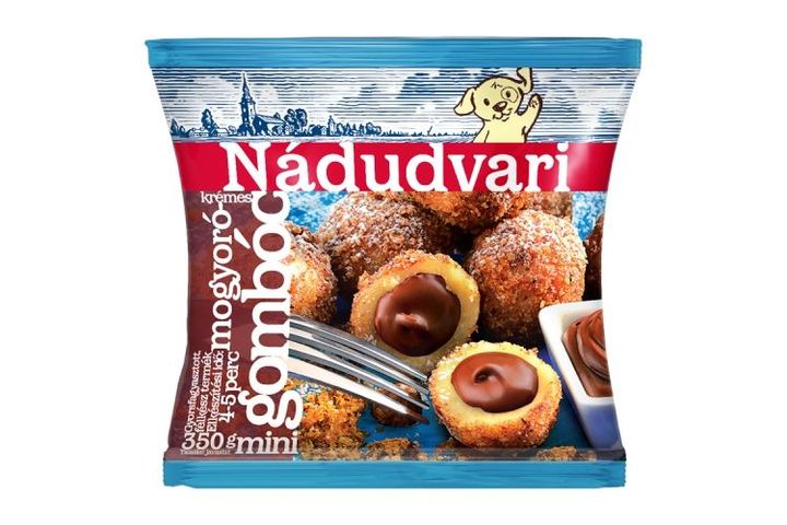 Nádudvari gyorsfagyasztott mogyorókrémes gombóc 350 g