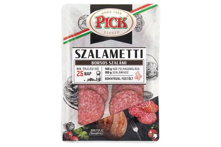 PICK Szalametti szeletelt borsos szalámi 60 g