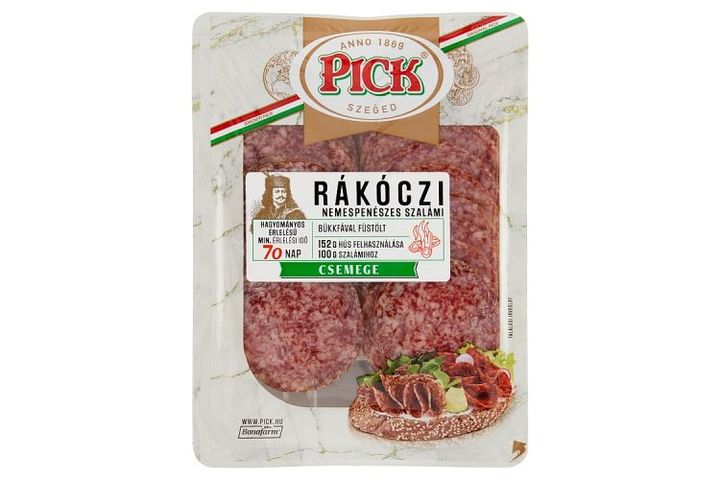 PICK Rákóczi szeletelt nemespenészes csemege szalámi 80 g