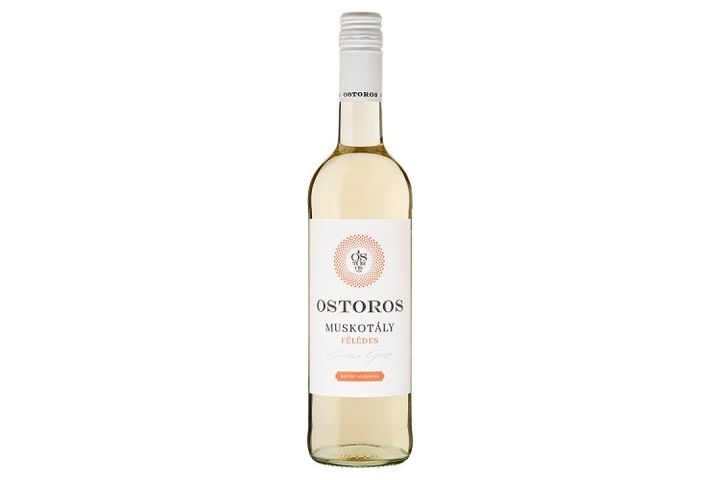 Ostorosbor Felső-Magyarországi Muskotály félédes fehérbor 11% 750 ml